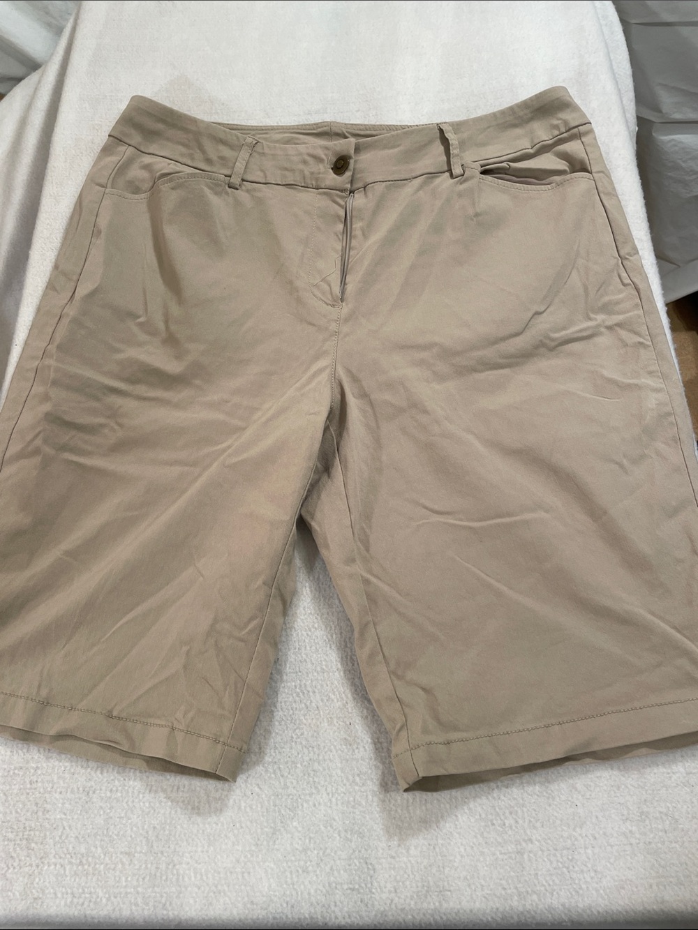 Ruby Rd. Women's Tan Bermuda Shorts